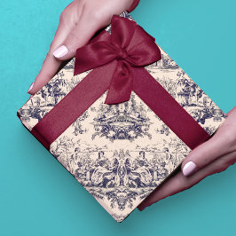 Hoja De Papel De Regalo Tejido de jouy