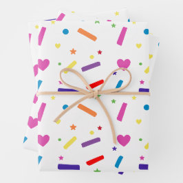 Hoja De Papel De Regalo Tema de la fiesta de cumpleaños de Sweet Sprinkle