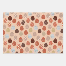 Hoja De Papel De Regalo Tema estético de Pascua Boho