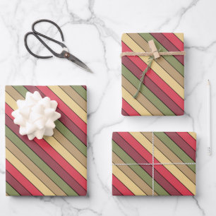 Hoja De Papel De Regalo Temporada De Caída Colores De Tono De La Tierra En