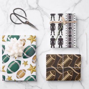 Hoja De Papel De Regalo Temporada de fútbol 