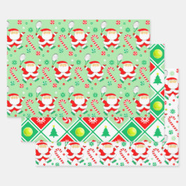 Hoja De Papel De Regalo Tennis Holiday Gift