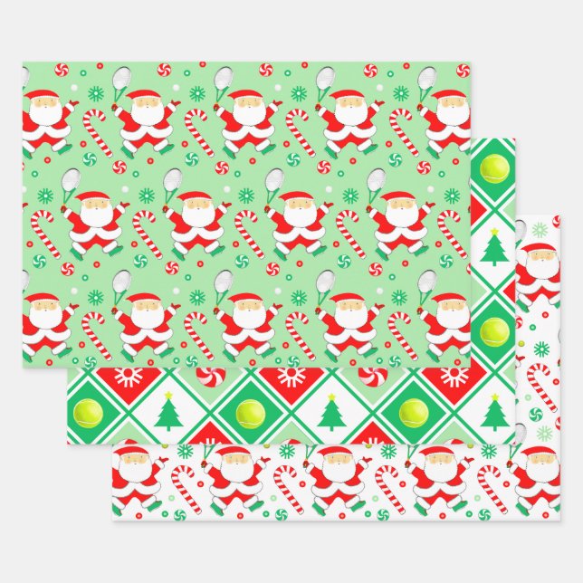 Hoja De Papel De Regalo Tennis Holiday Gift (Set)