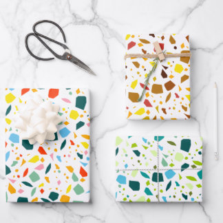 Hoja De Papel De Regalo Terrazo
