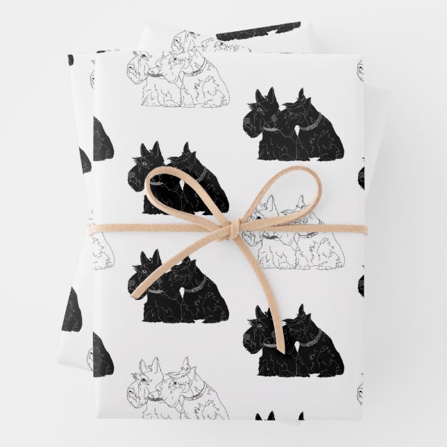 Hoja De Papel De Regalo Territorios escoceses (In situ)