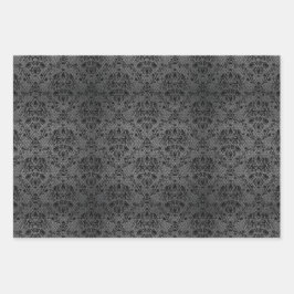 Hoja De Papel De Regalo Textura del Diseñador de Moda Denim Lace