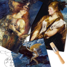 Textura rústica Vintage Viking Woman Desnuda Hombr