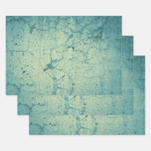 Hoja De Papel De Regalo Textura Verde azulado color azul beige de color be