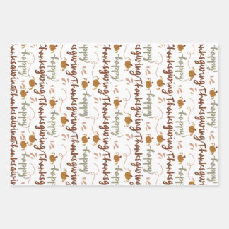 Hoja De Papel De Regalo Thanksgiving Gift Wrap – Celebrate in Style