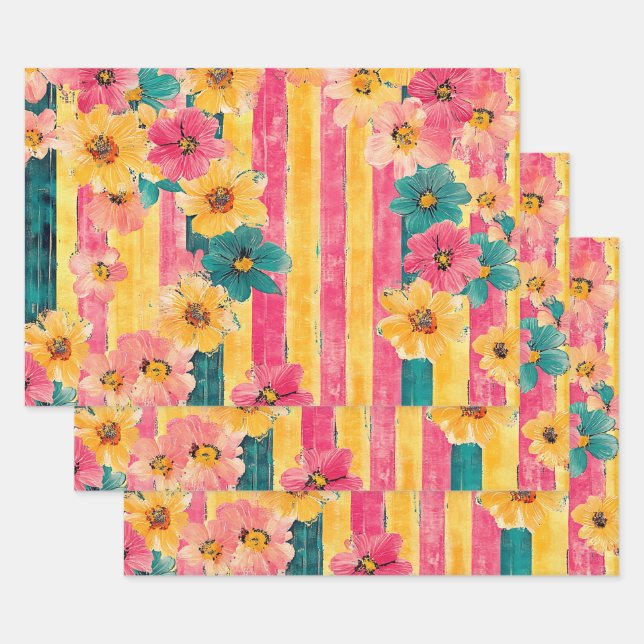 Hoja De Papel De Regalo Tiempo de verano (Set)