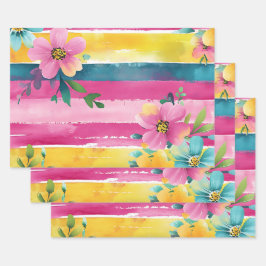 Hoja De Papel De Regalo Tiempo de verano