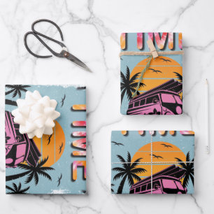 Hoja De Papel De Regalo Tiempo de verano