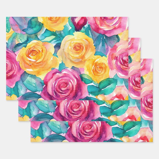 Hoja De Papel De Regalo Tiempo de verano (Set)