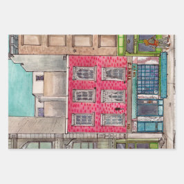 Hoja De Papel De Regalo Tiny's 135 &The Bar Upstairs Tribeca Manhattan NYC