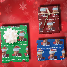 Hoja De Papel De Regalo Tiros de Trump 2024 vuelven a hacer grandes a los 