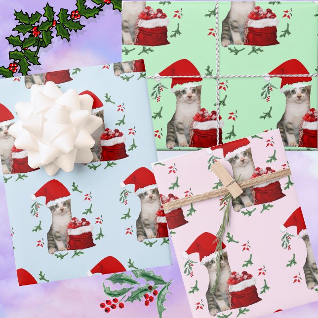Hoja De Papel De Regalo Tito los Navidades Pastel del gato (Subido por el creador)