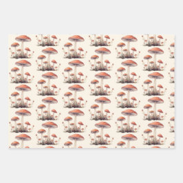 Hoja De Papel De Regalo Toadstool Bosque Encantado