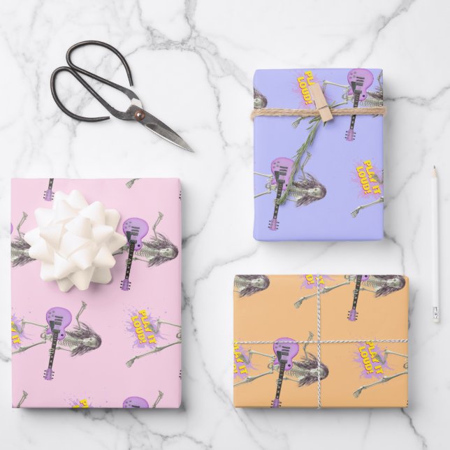 Hoja De Papel De Regalo ¡Tócalo Fuerte! (Anverso)