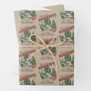 Hoja De Papel De Regalo Todo reservado para el libro de Navidad El más mar