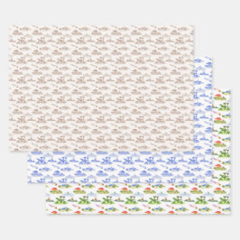 Hoja De Papel De Regalo Toile de Dinosaurio