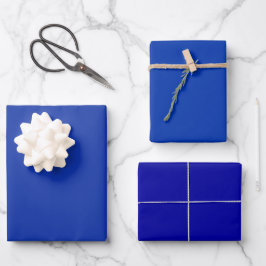 Hoja De Papel De Regalo Tonos Azules Llenos de Sofisticación