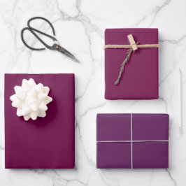 Hoja De Papel De Regalo Tonos de Púrpura Palatina de Pensamiento Tirio 3 T
