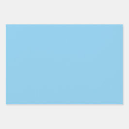 Hoja De Papel De Regalo Tonos de Sombras Azul Acero Baby Carolina Lisos 3