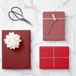 Hoja De Papel De Regalo Tonos Granate Lava Rosa Universitaria Liso 3