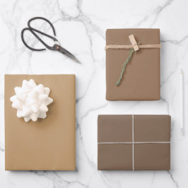 Hoja De Papel De Regalo Tonos Marrones de Corteza de Castaño de Madera Lla