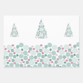 Hoja De Papel De Regalo Torbellino de hoja perenne (Patrón)