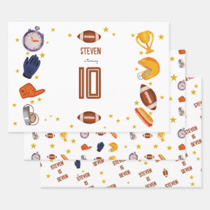 Hoja De Papel De Regalo Torneo de fútbol americano