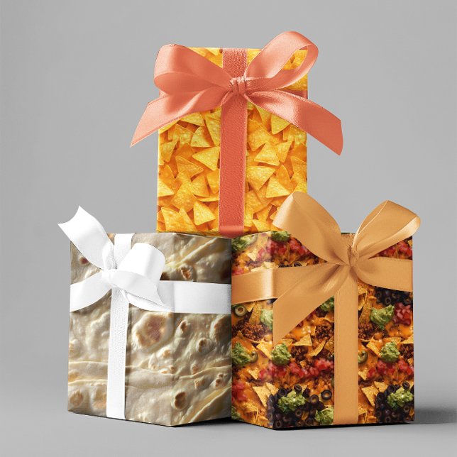 Hoja De Papel De Regalo Tortilla mexicana de comida para picar nachos (Subido por el creador)
