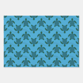 Hoja De Papel De Regalo Tortugas marinas