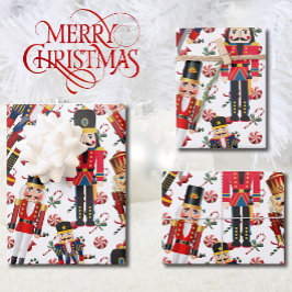Hoja De Papel De Regalo Toss de cazadores de desnudos con Navidades de men