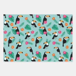 Hoja De Papel De Regalo Toucanes