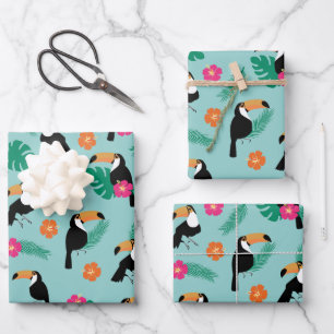 Hoja De Papel De Regalo Toucanes