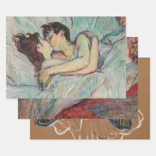 Hoja De Papel De Regalo Toulouse-Lautrec - Selección de obras maestras (Set)
