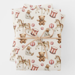 Hoja De Papel De Regalo Traditional Toys