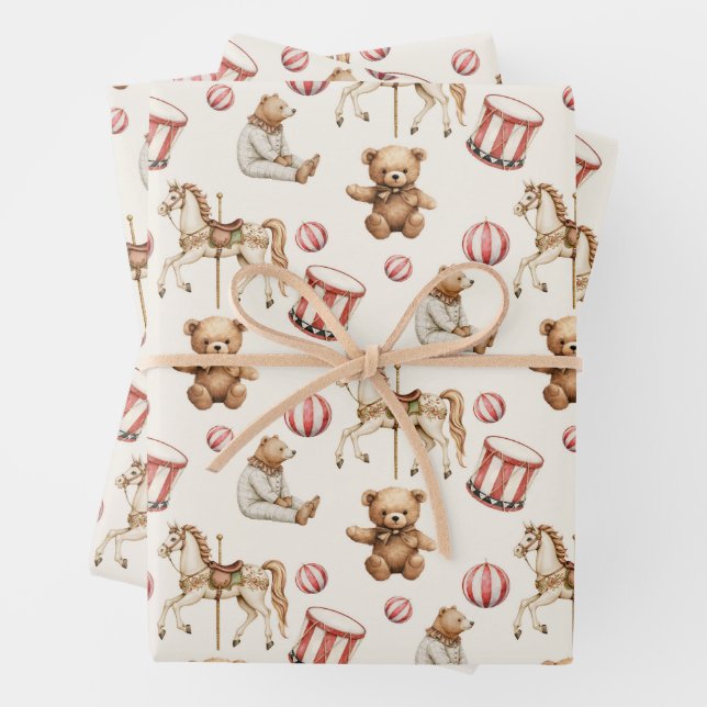 Hoja De Papel De Regalo Traditional Toys  (In situ)