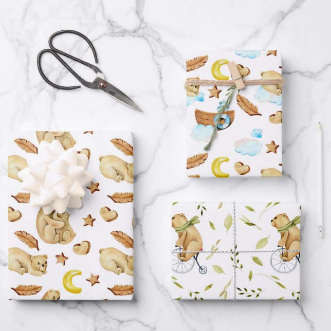 Hoja De Papel De Regalo Tragaperras Cubidas En Bicycles (Anverso)