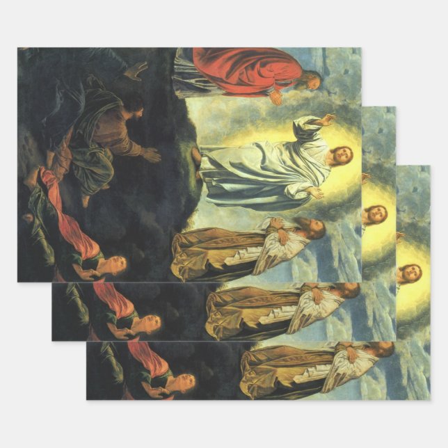 Hoja De Papel De Regalo Transfiguración de Giovanni Girolamo Savoldo (Set)