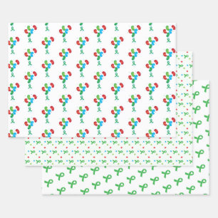Hoja De Papel De Regalo Trasplante renal colorido