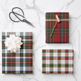 Hoja De Papel De Regalo Tres patrones del clan Stewart