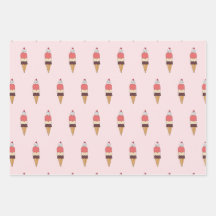 Triple Scoop Ice Cream Cono