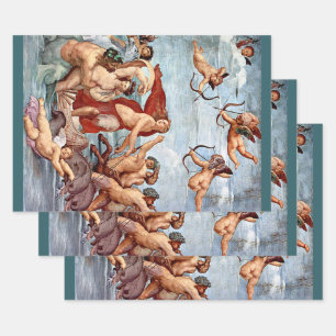 Hoja De Papel De Regalo Triunfo de Galatea por Rafael Sanzio