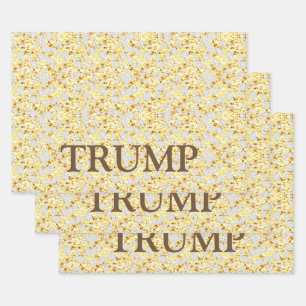 HOJA DE PAPEL DE REGALO TRUMP