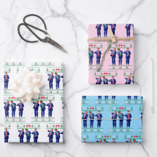 Hoja De Papel De Regalo Trump Dance Gift Wrap, gracioso baile de Trump San