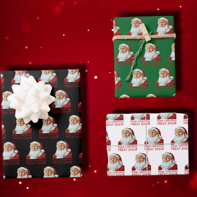 Hoja De Papel De Regalo Trump Santa Claus | Hacer a los Navidades grandes  (Subido por el creador)