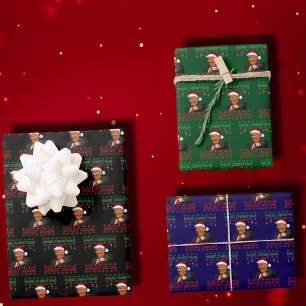 Hoja De Papel De Regalo Trump vuelve a hacer geniales a los Navidades