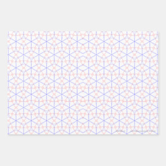 Hoja De Papel De Regalo Tulipanes azules rojos